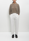 Cotton Hemp Loose Slim Pants — Ivory