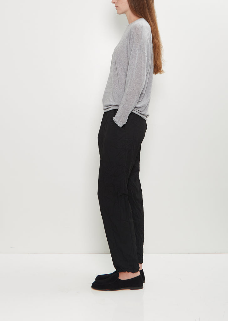 Jersey Crewneck Pullover — Grey