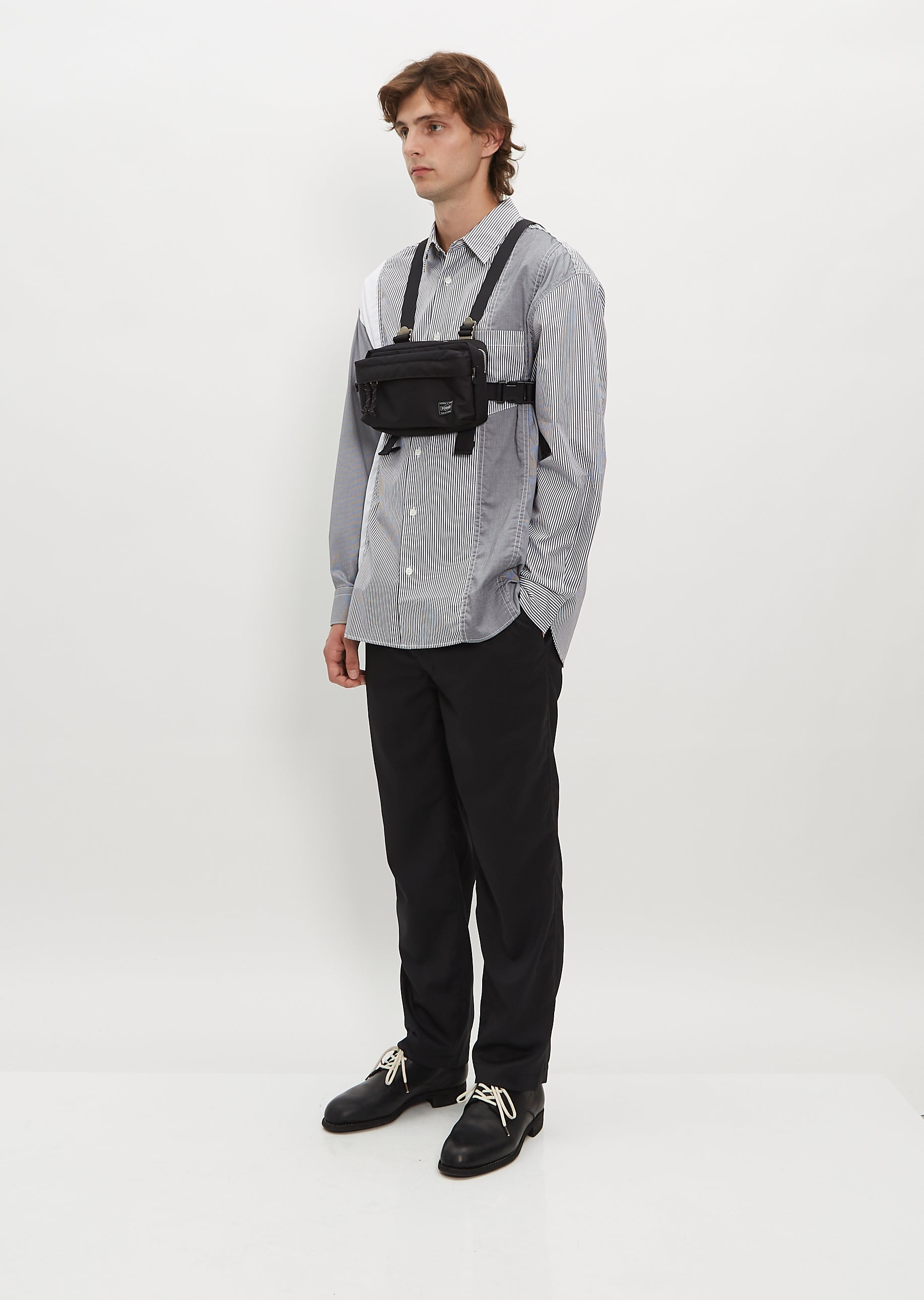 Porter Front Harness Bag — Black – La Garçonne