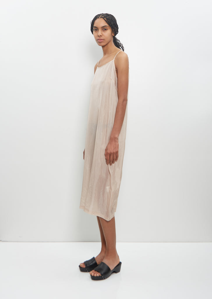 Cupro Bemberg Slip Under Dress — Pink