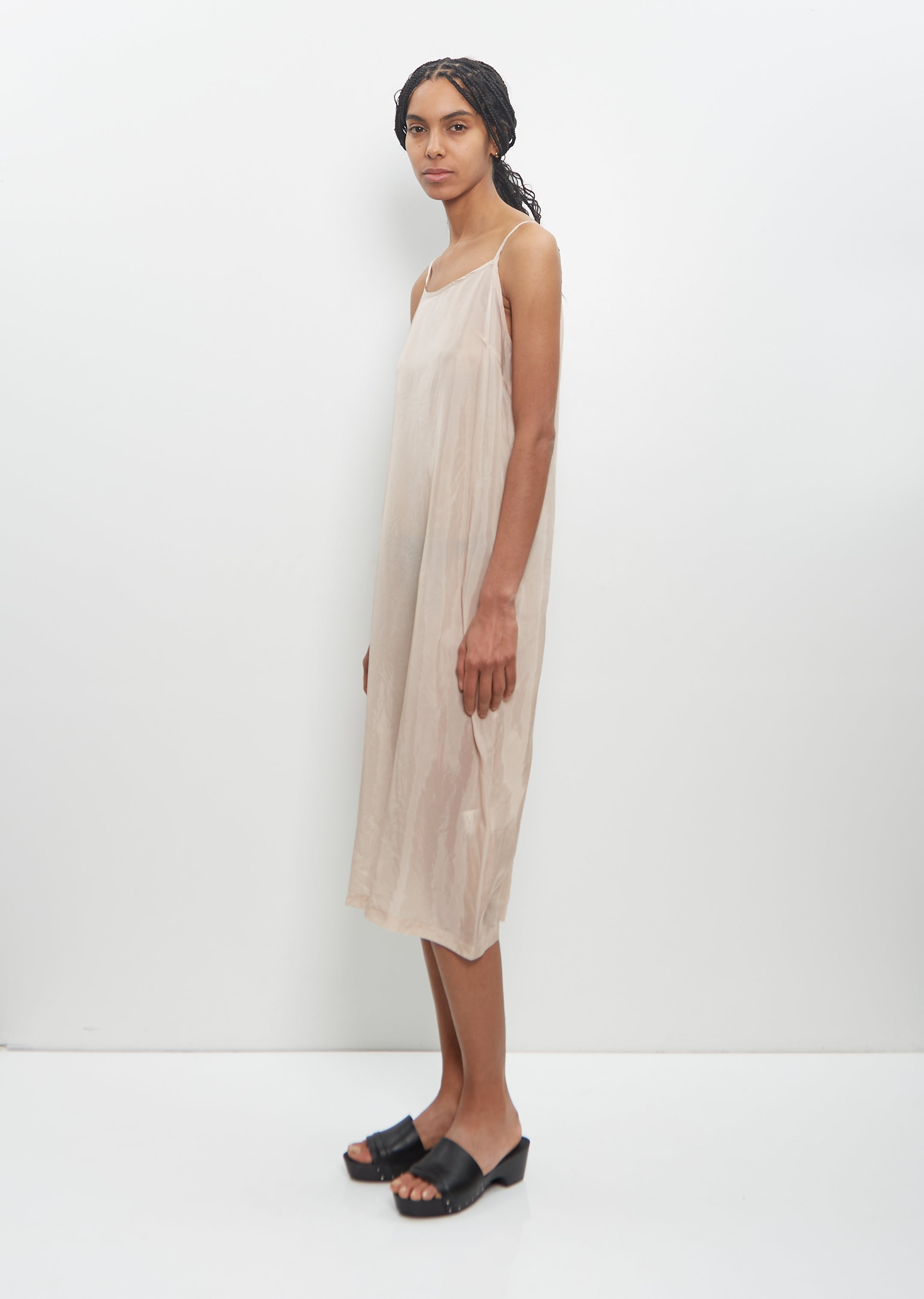 Cupro Bemberg Slip Under Dress Pink La Garonne Cupro Bemberg Slip Under Dress Pink La Garonne