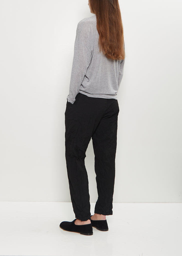 Jersey Crewneck Pullover — Grey