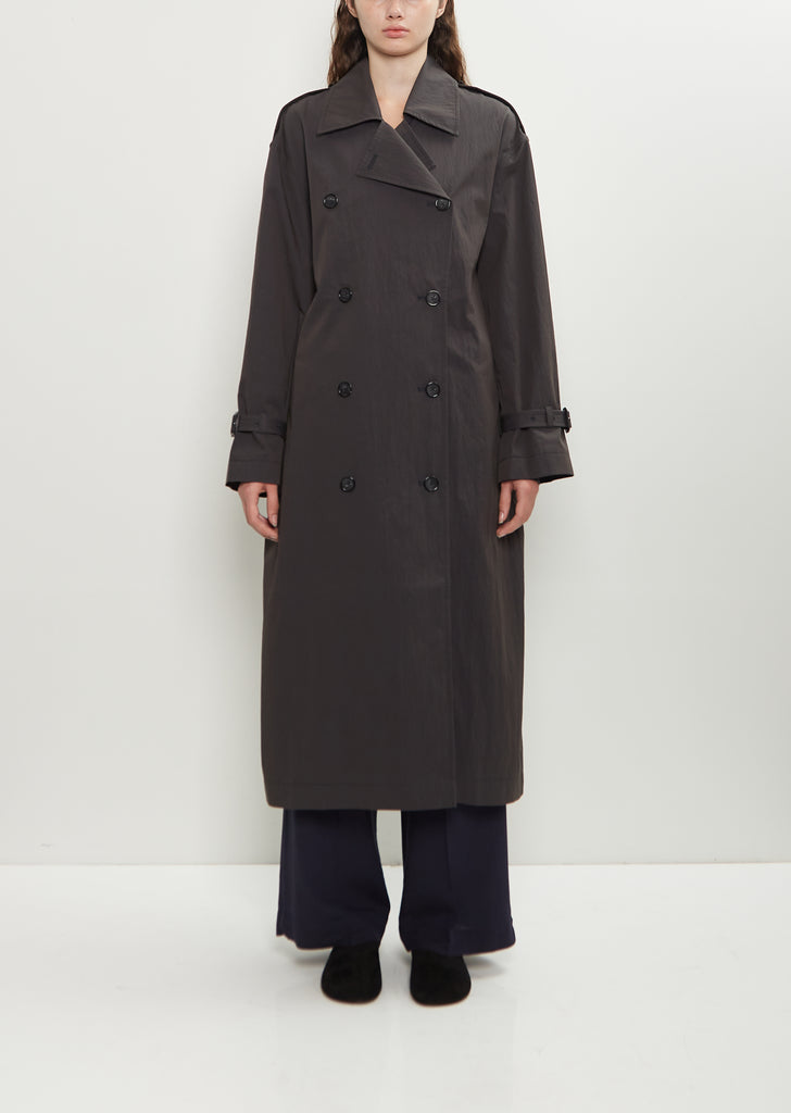 Crisp Cotton Summer Trench