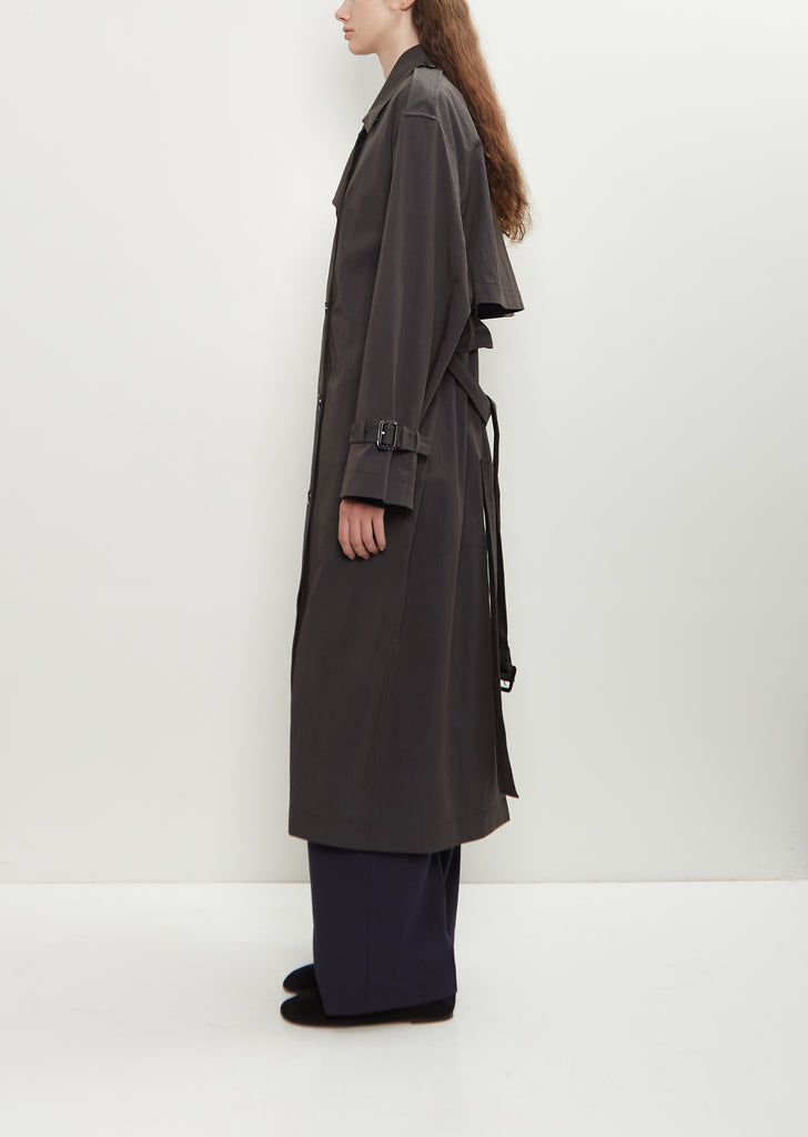 Crisp Cotton Summer Trench