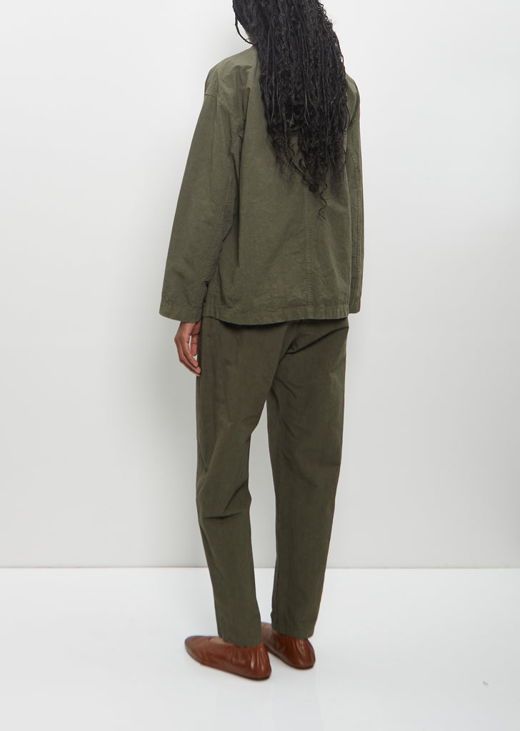 Cotton Hemp Tailored Coverall Jacket