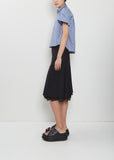 Poplin Pleated Shirt