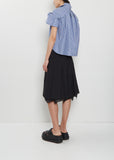 Poplin Pleated Shirt