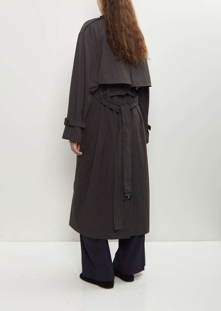 Crisp Cotton Summer Trench