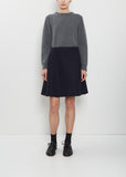 n°465 Line Wool Cashmere Short Skirt