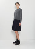 n°465 Line Wool Cashmere Short Skirt