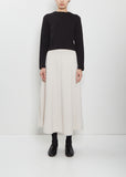 n°388 Ease Stretch Cashmere Skirt — Chalk