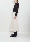 n°388 Ease Stretch Cashmere Skirt — Chalk