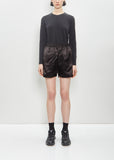 Acetate Satin Shorts