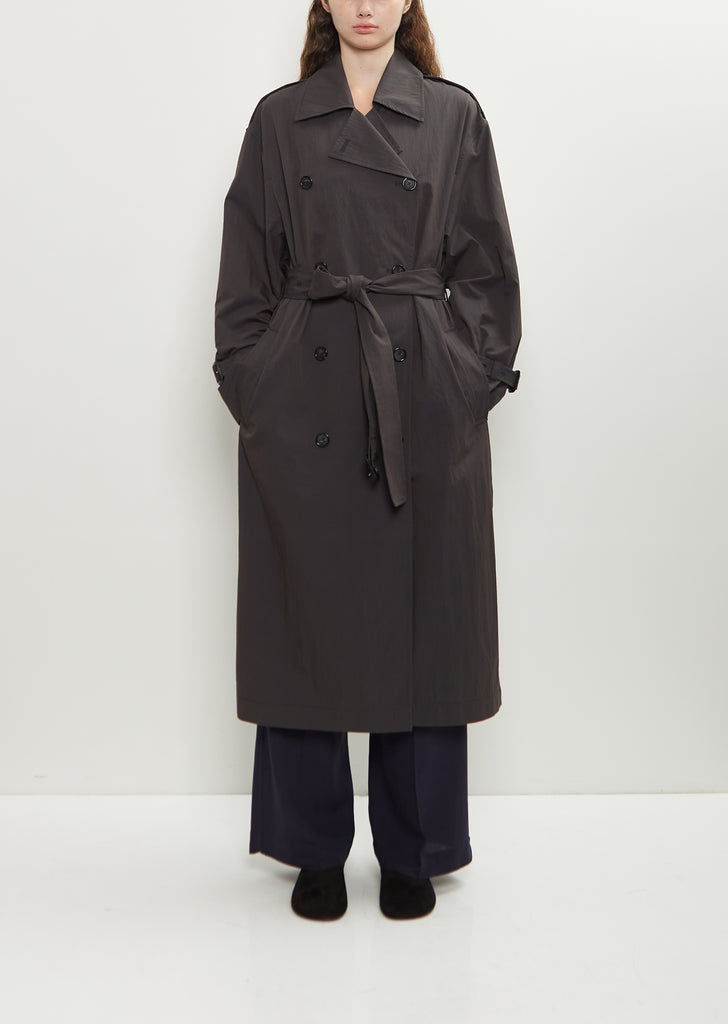 Crisp Cotton Summer Trench