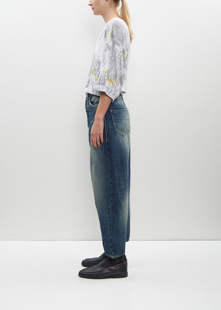 Pleated Always Denim