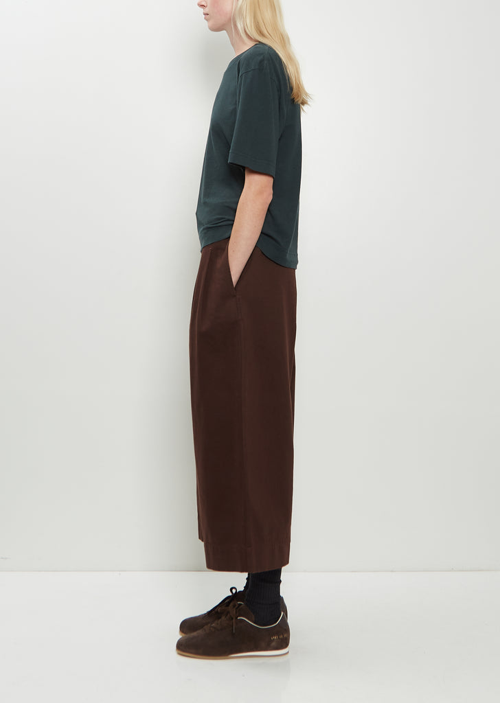Simple Cotton Linen T-Shirt — Algae