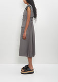 Poly Wool Suiting Long Vest Dress