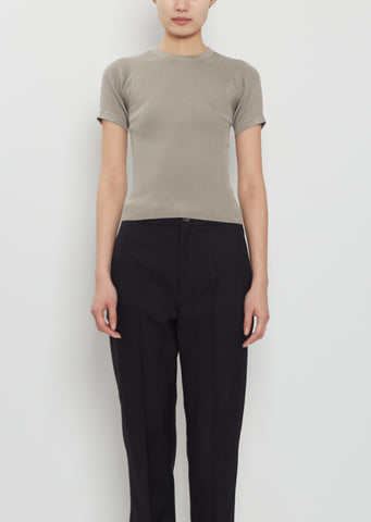 Short Sleeve Silk T-Shirt