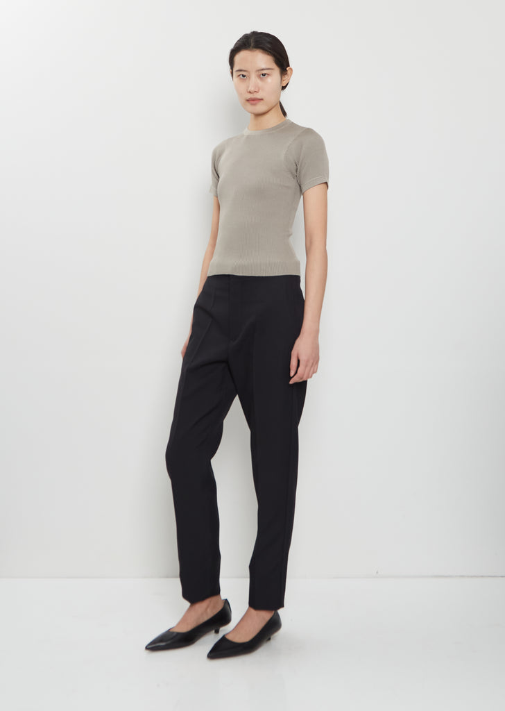 Short Sleeve Silk T-Shirt