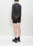 Acetate Satin Shorts