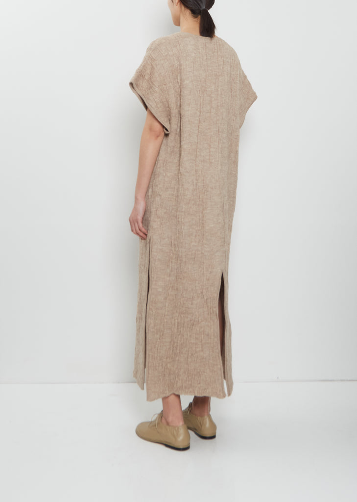 Alpaca Silk Gauze Caftan Dress