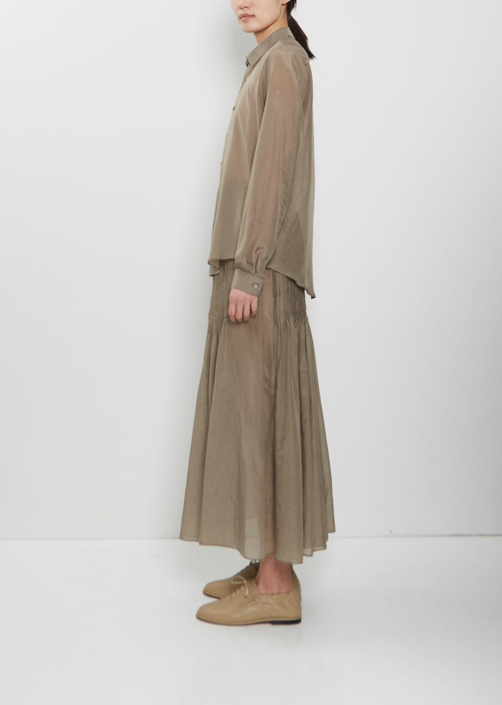 Sheer Cotton Silk Shirt