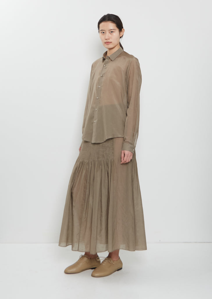 Sheer Cotton Silk Shirt