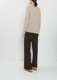 Askew Alpaca Boatneck — Oatmeal