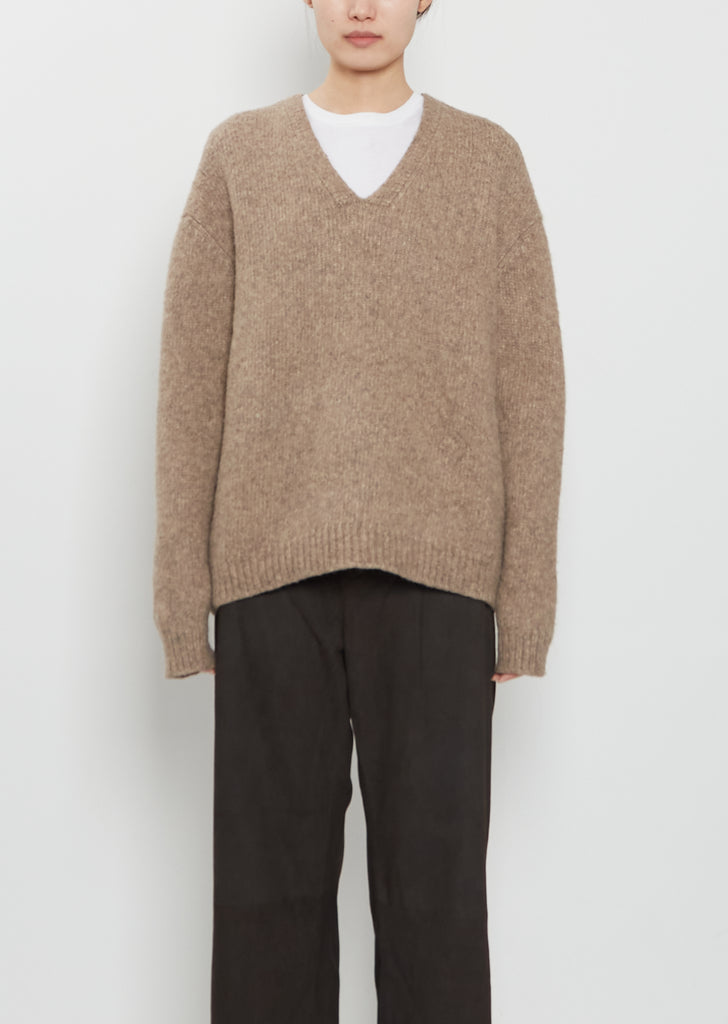 Loft Alpaca Wool V-Neck Sweater