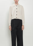 Cardigan Merino Wool Jacket — Ecru