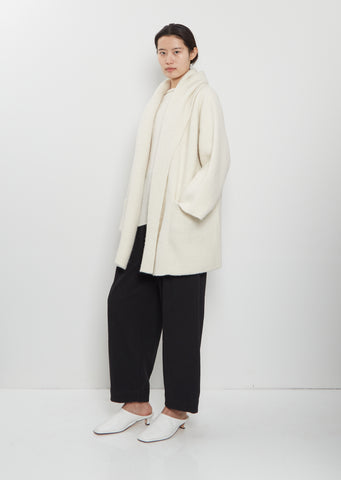 Double Face Alpaca Wool Coat