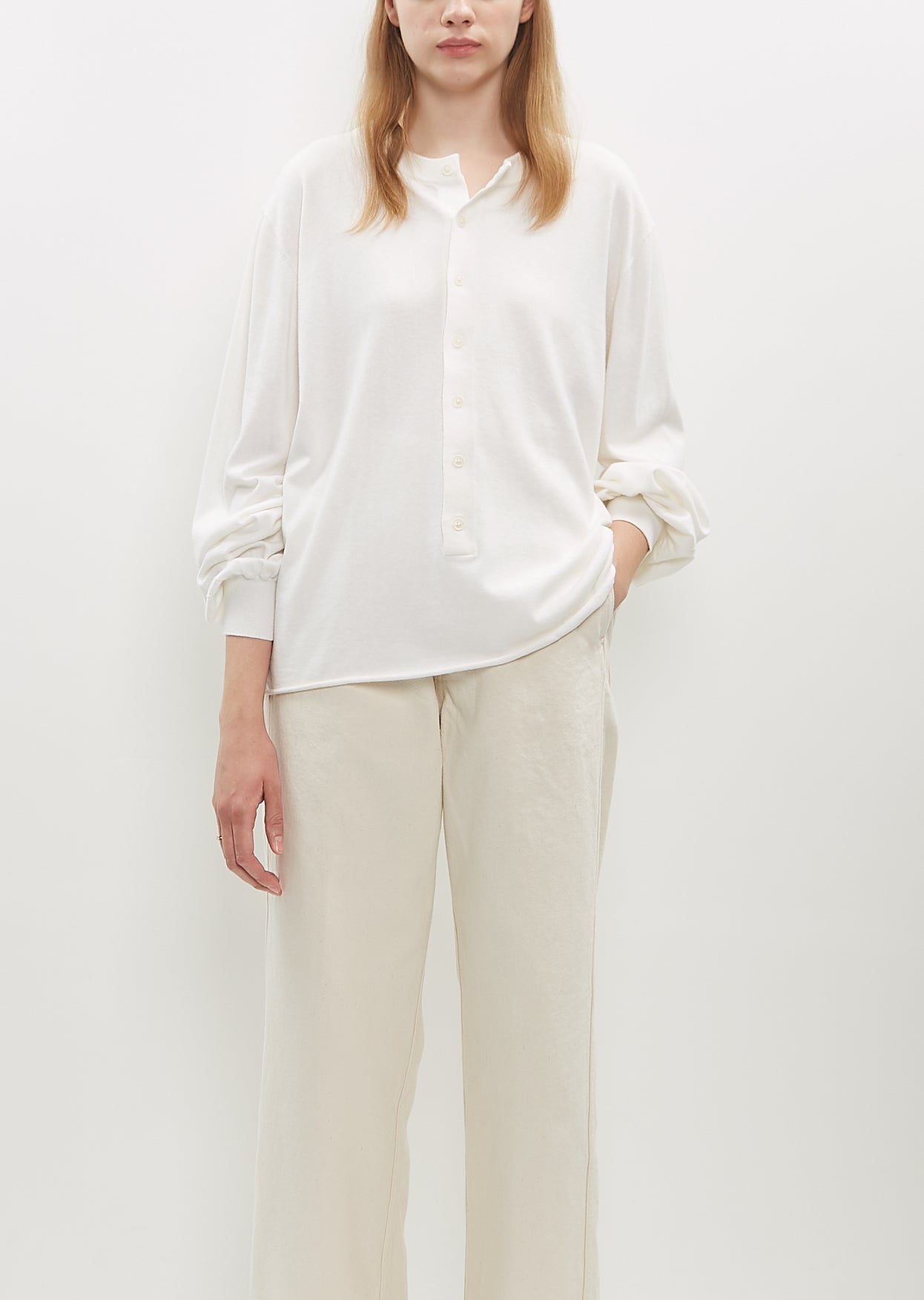 n° 348 Zoe Sweater — Snow – La Garçonne