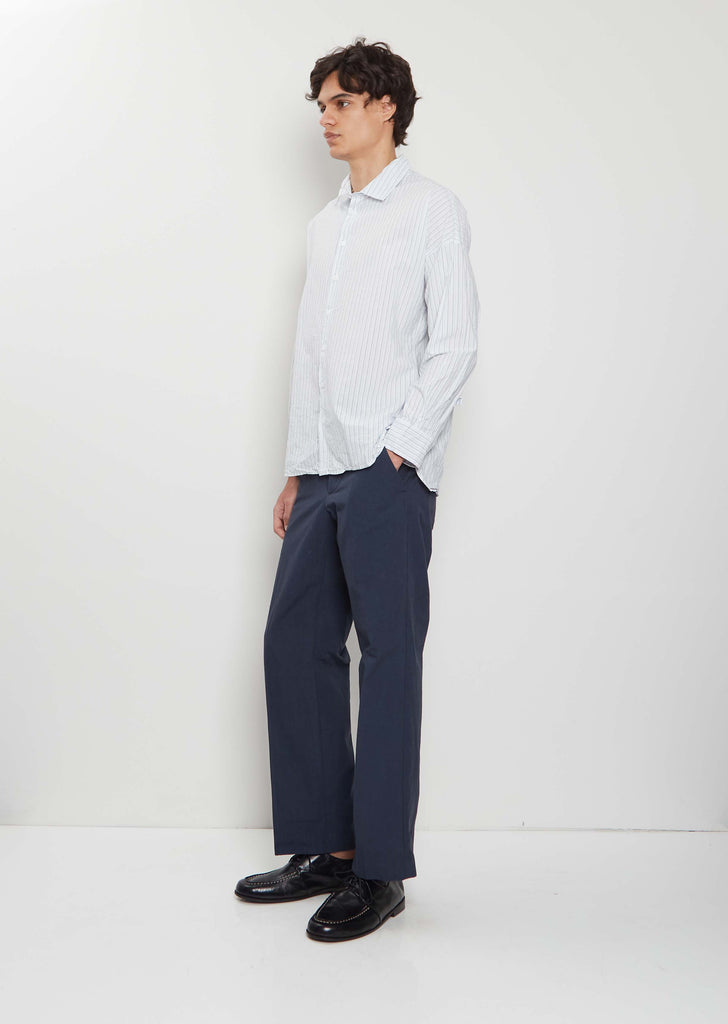 Andrew Cotton Pants — Navy