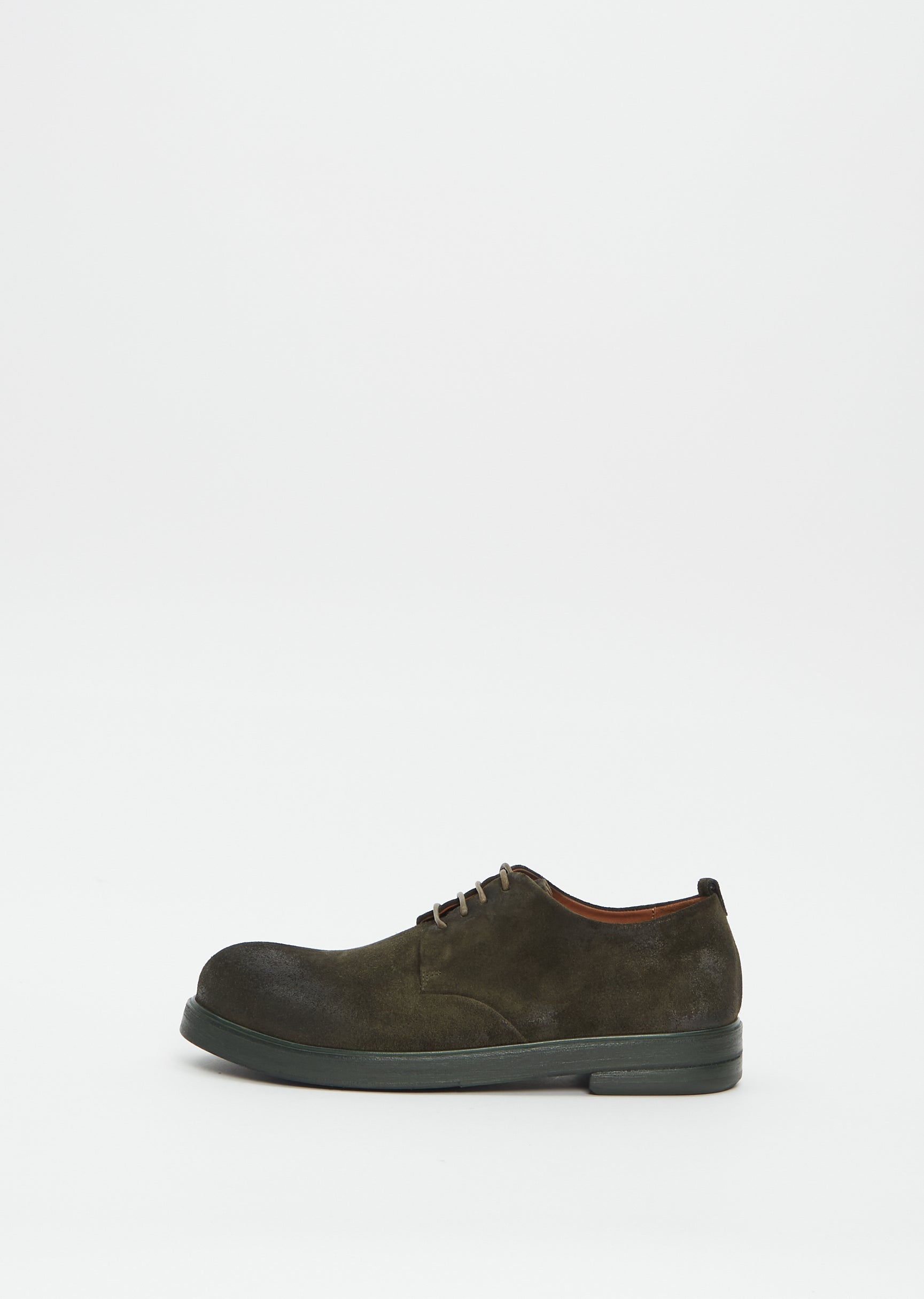 Men's Zucca Zeppa Derby — Green – La Garçonne