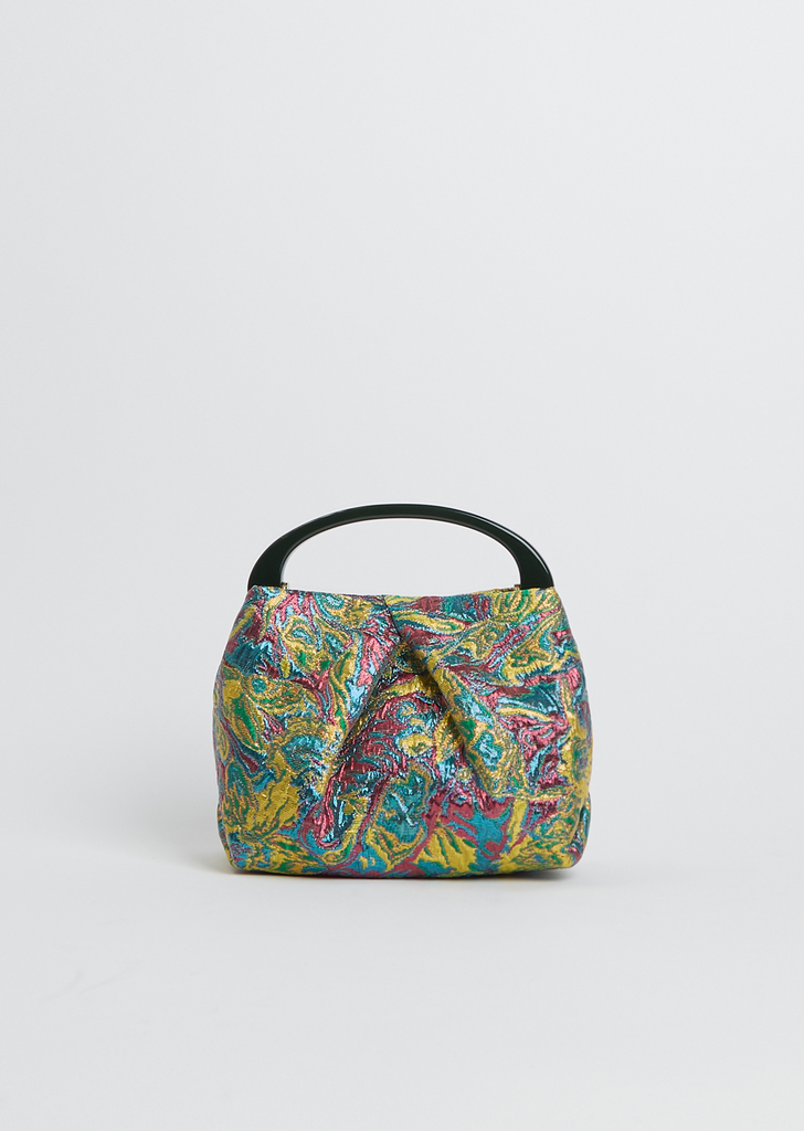 Folded Crisp Jacquard Bag
