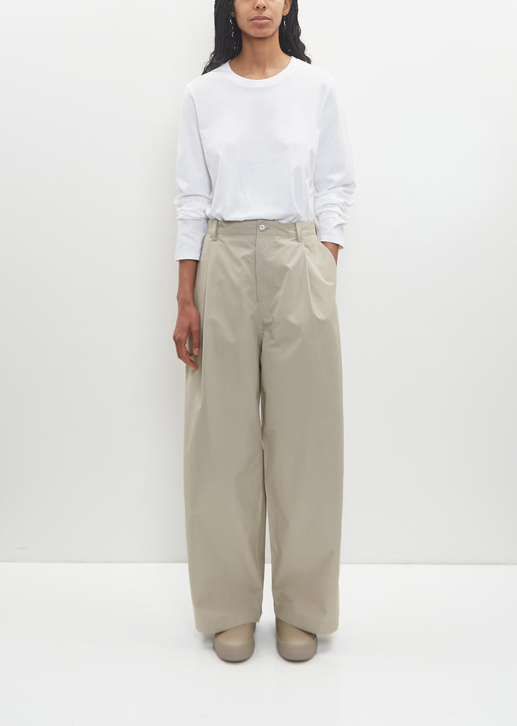 Cotton Darted Pants — Sand