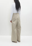 Cotton Darted Pants — Sand