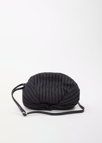 Linear Knit Bag-46 — Black