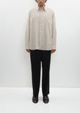 Cotton Silk Oversized Regular Collar Shirt