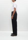 Two Tuck Easy Trousers — Black