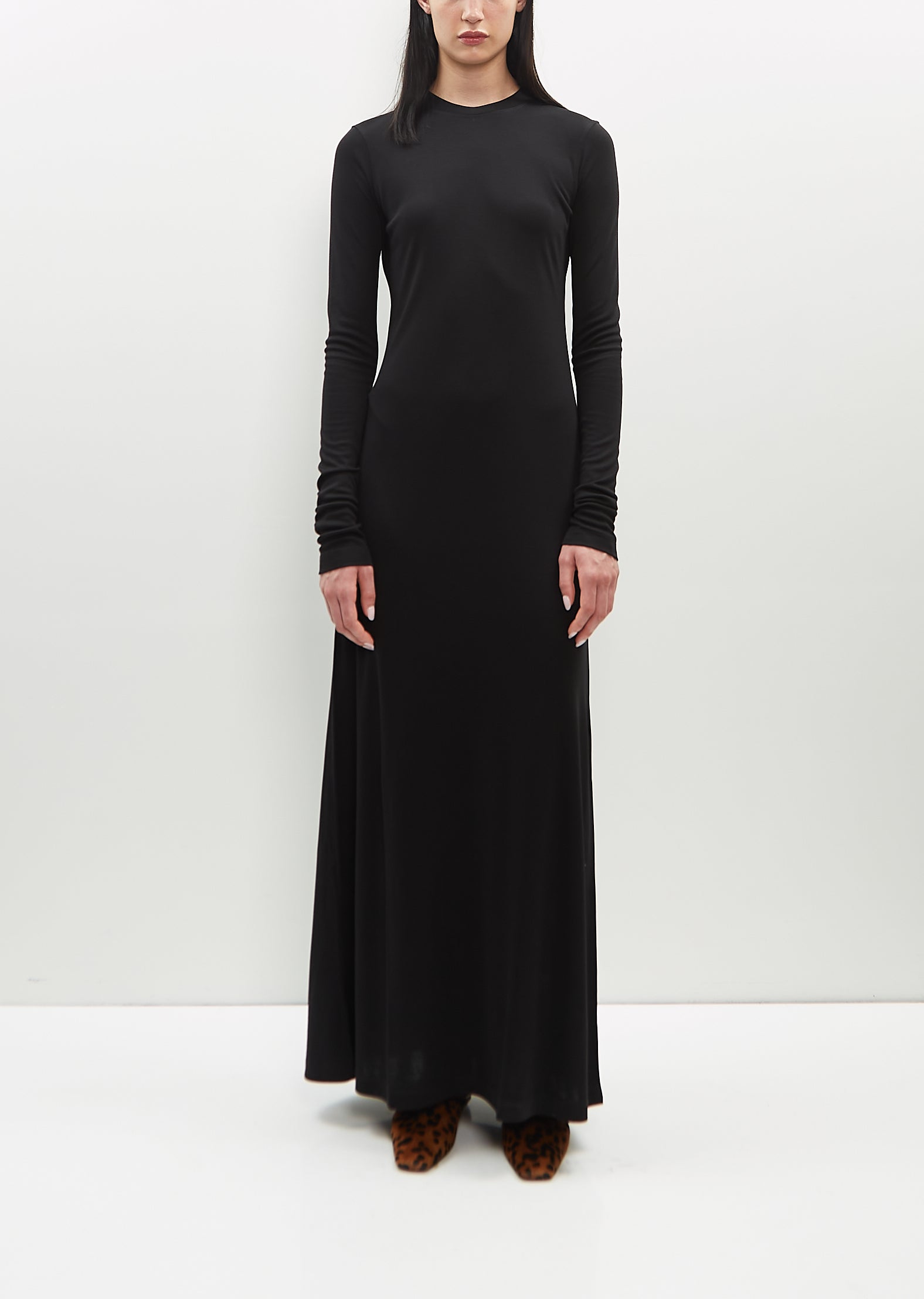 Long-Sleeve Jersey Dress La Garonne Long-Sleeve Jersey Dress La Garonne