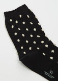 Dot Socks — Black