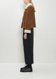 Cropped Shearling Jacket