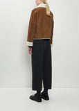 Cropped Shearling Jacket