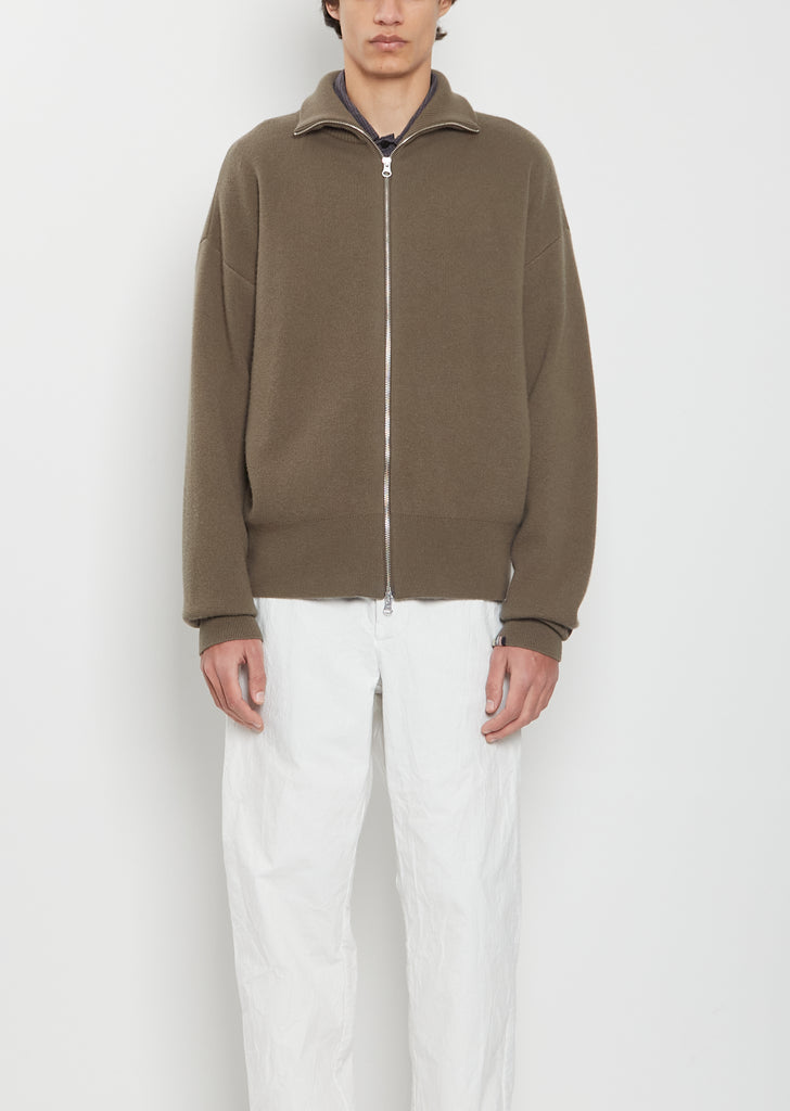 n°319 Xtra Out Cashmere Cardigan — Army