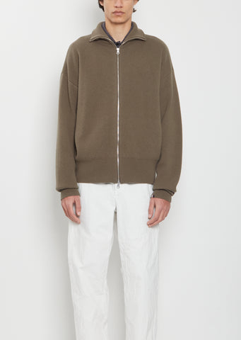 n°319 Xtra Out Cashmere Cardigan — Army