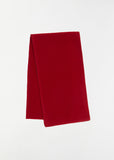 Wool Scarf — Red