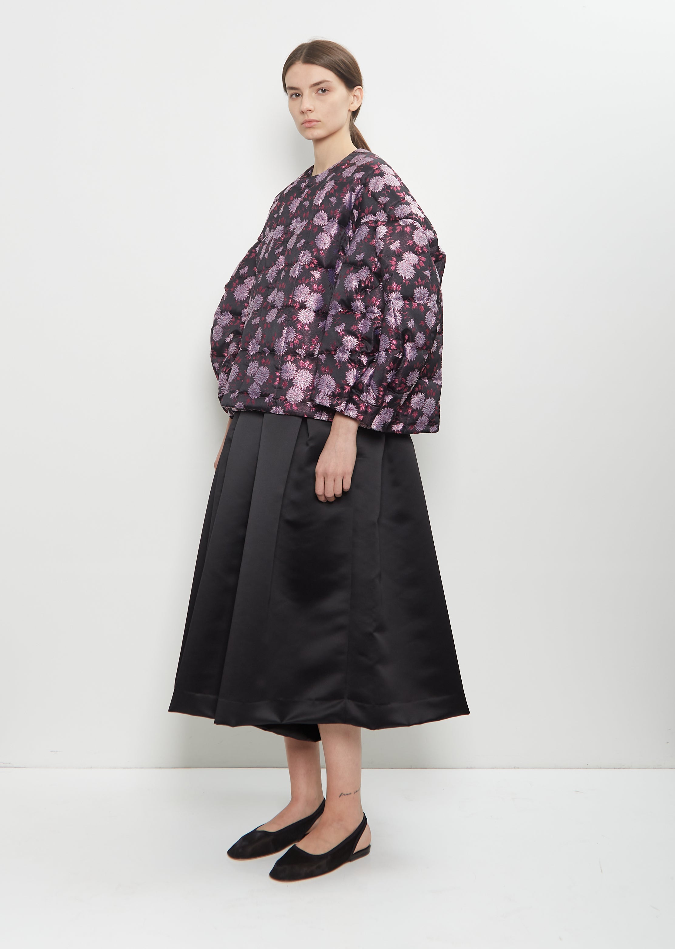 Jacquard Quilted Pattern Jacket – La Garçonne