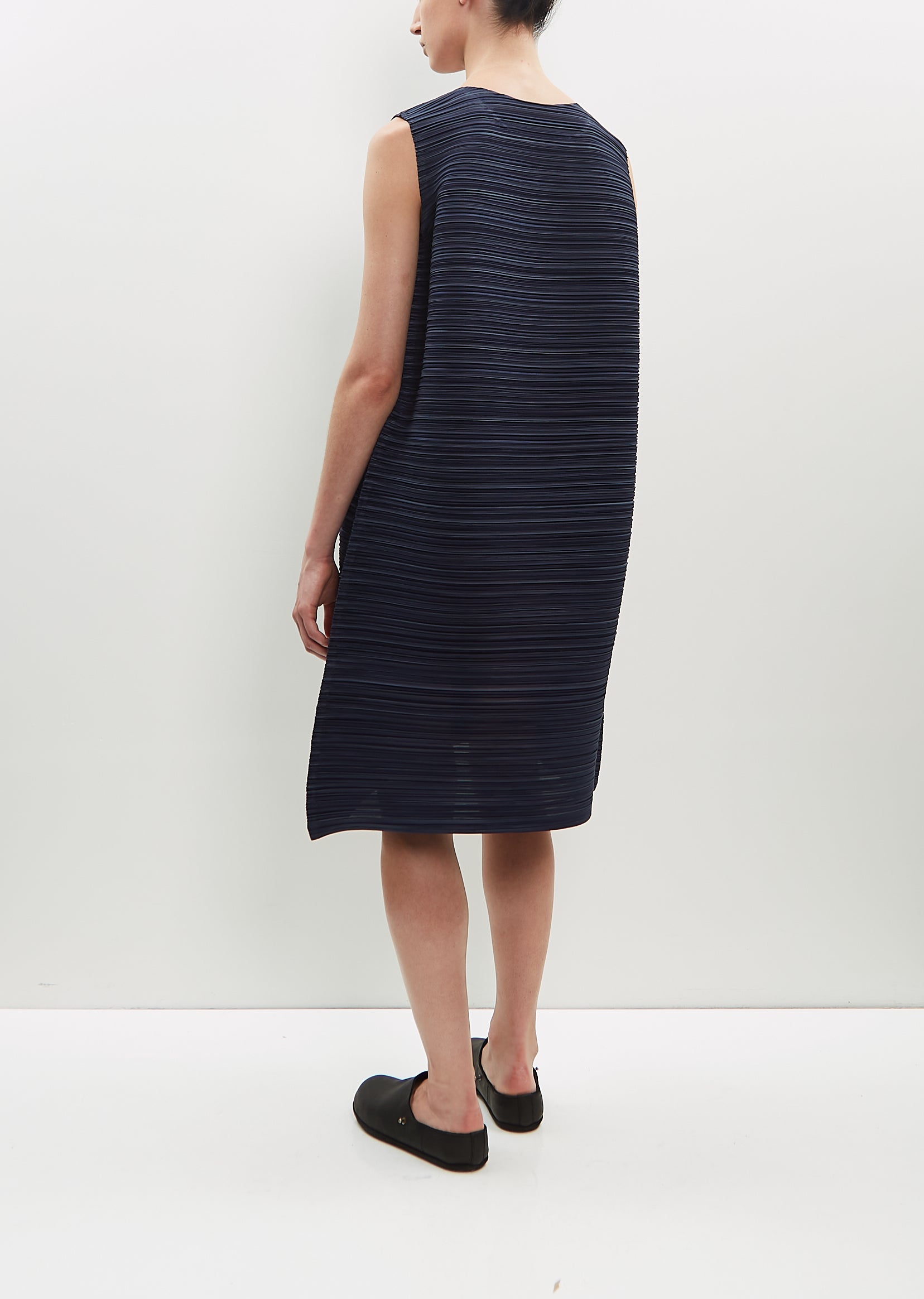 pleats please dress Sheer Bounce Dress – La Garçonne