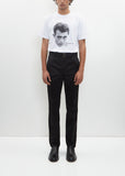 Cotton Chino Pants — Black